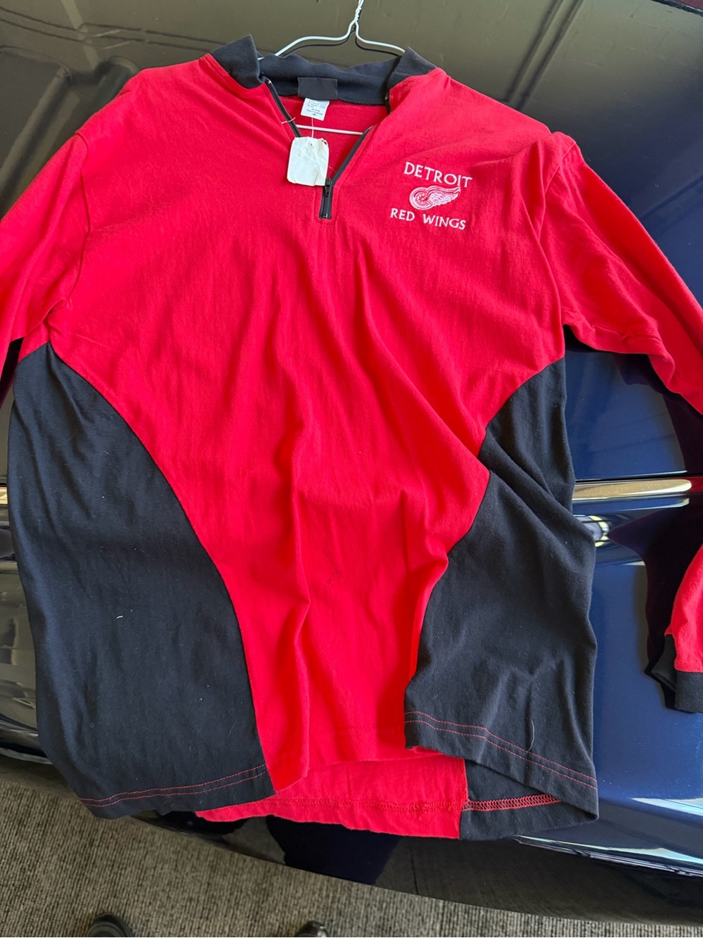 Kids Red and Black Pullover Top